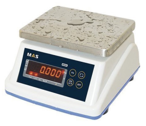 Электронные фасовочные весы MAS MSWE-06D влагозащищенные, два дисплея