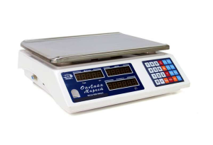 Весы торговые электронные МТ 6 МДА (1/2; 230х330) ОНЛАЙН МАРКЕТ RS232/USB (У)